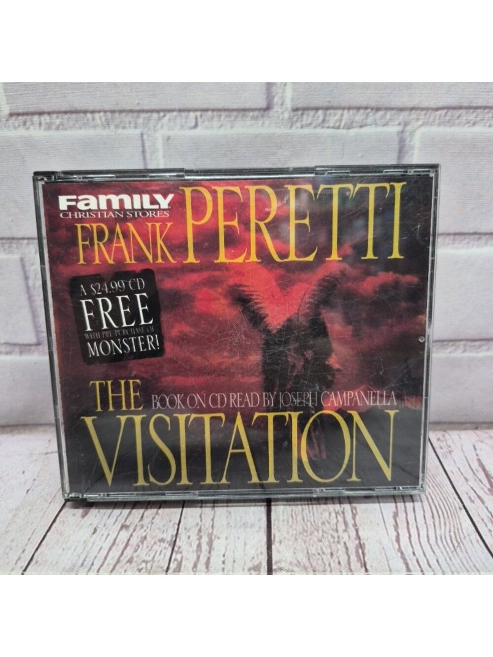 Frank Peretti The Visitation (Book on CD, 4-Discs) Read By Joseph Campanella